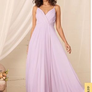 Lulu’s Bridesmaid All About Love Dress in Lavender